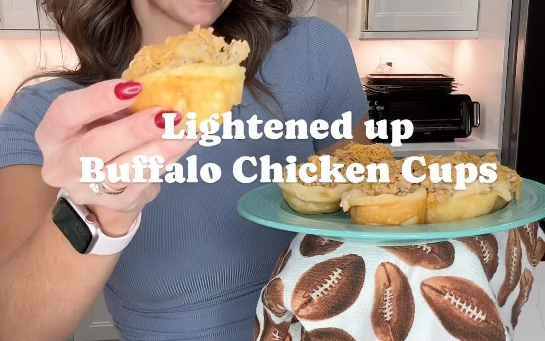 5 Ingredient Buffalo Chicken Cups