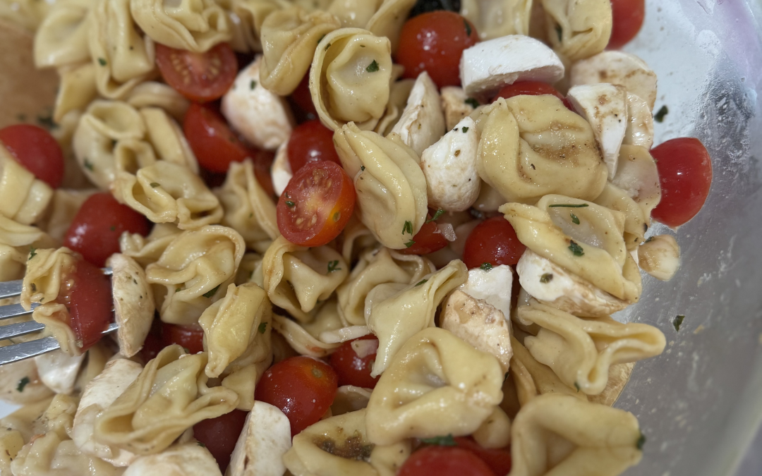 Tortellini Caprese Pasta Salad