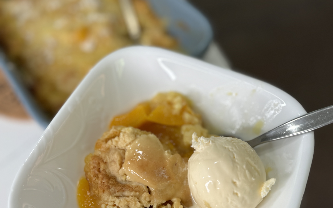 Peach Dump Cake
