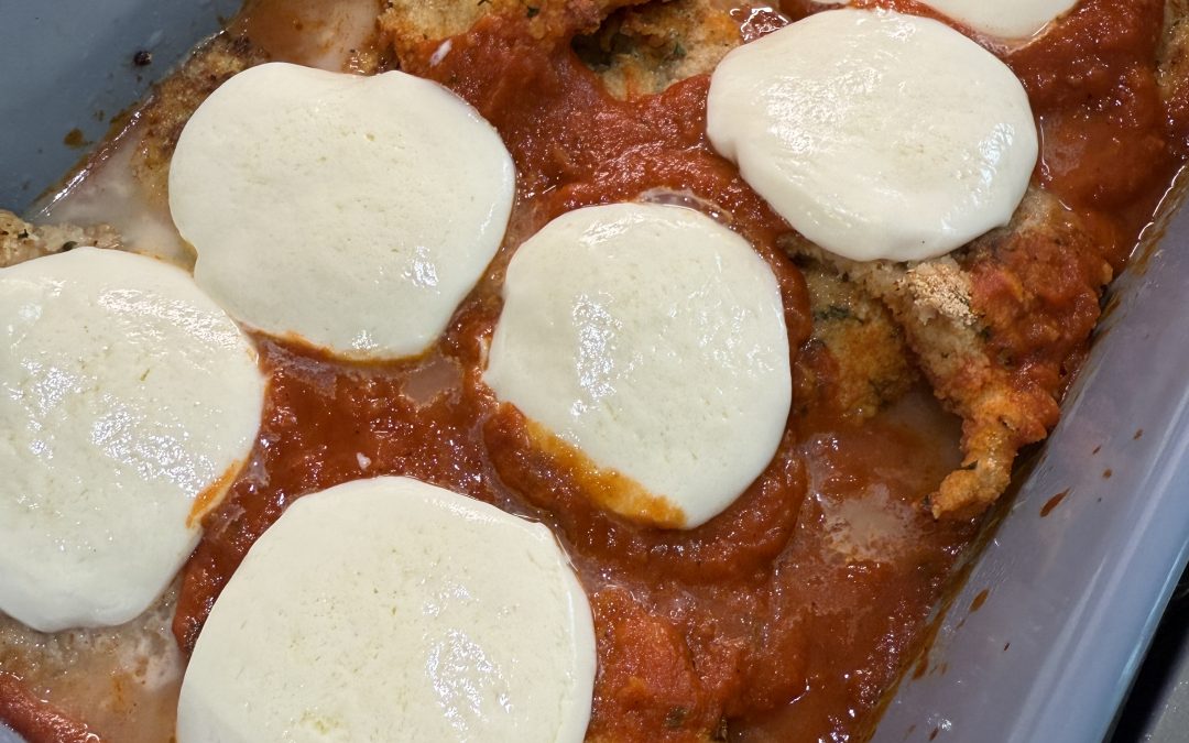 Air Fryer Crispy Chicken Parmesan