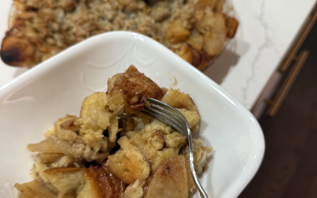 Apple Pie Cinnamon Roll Casserole